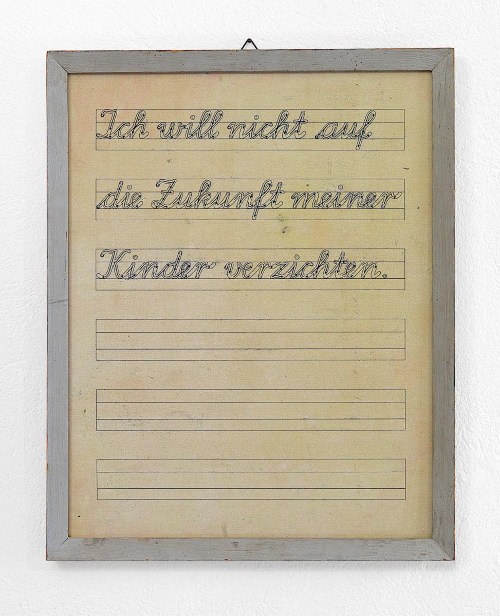 Nachspurbild – Exercise writing