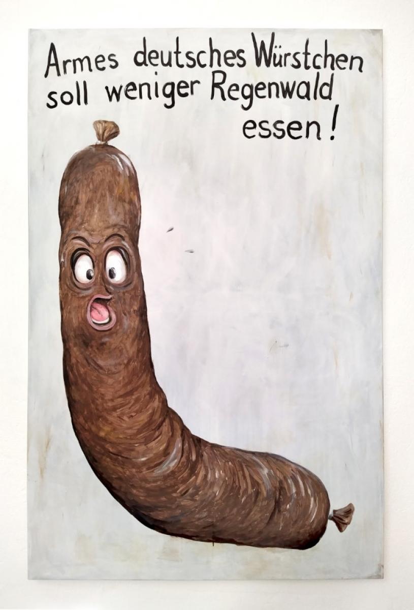 "Armes deutsches Würstchen soll weniger Regenwald essen!"
