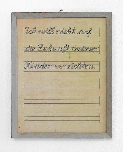 Nachspurbild – Exercise writing